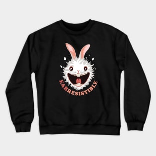 Ear-resistible Rabbit Face Crewneck Sweatshirt